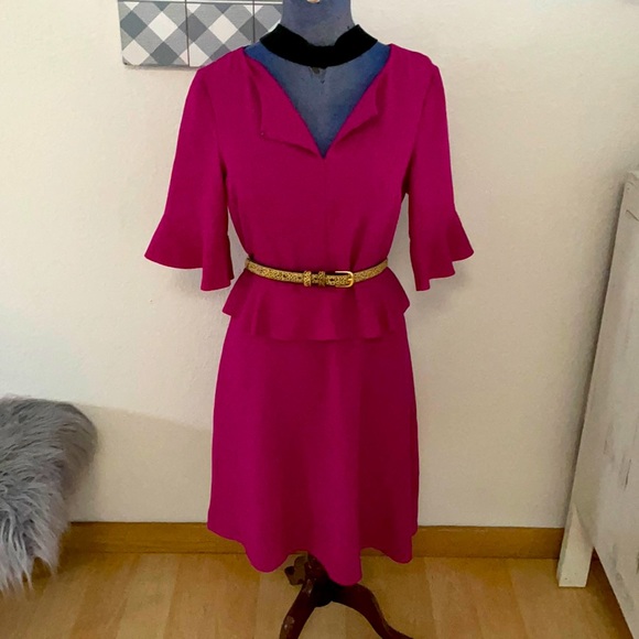 Banana Republic Dresses & Skirts - Banana Republic Peplum bell sleeve dress New! 6
